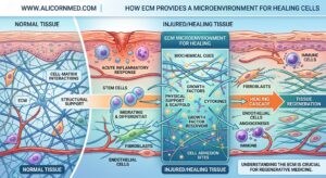How ECM Provides a Microenvironment for Healing Cells